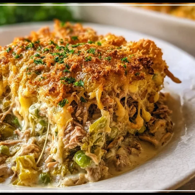 Low Carb Thunfisch-Auflauf mit frischen Zutaten und viel Geschmack