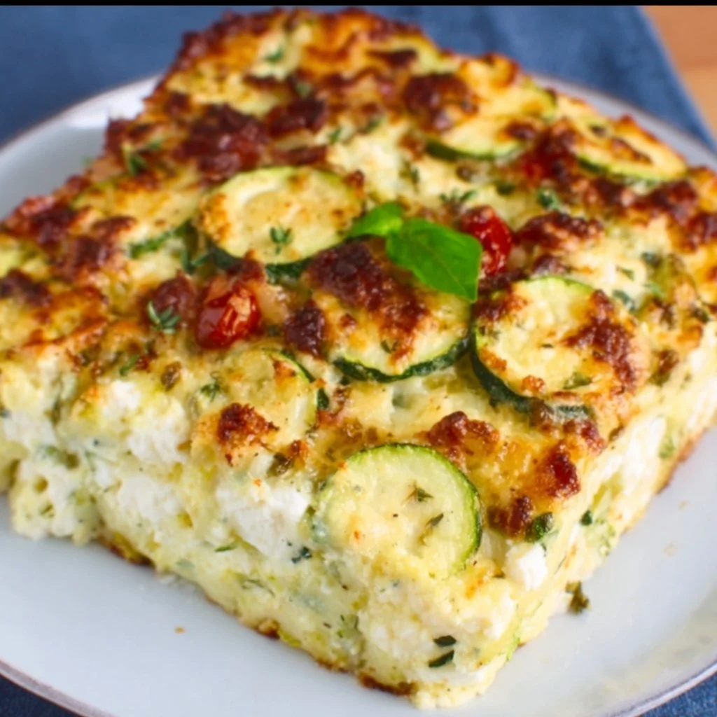 Low Carb Zucchini-Auflauf mit Feta