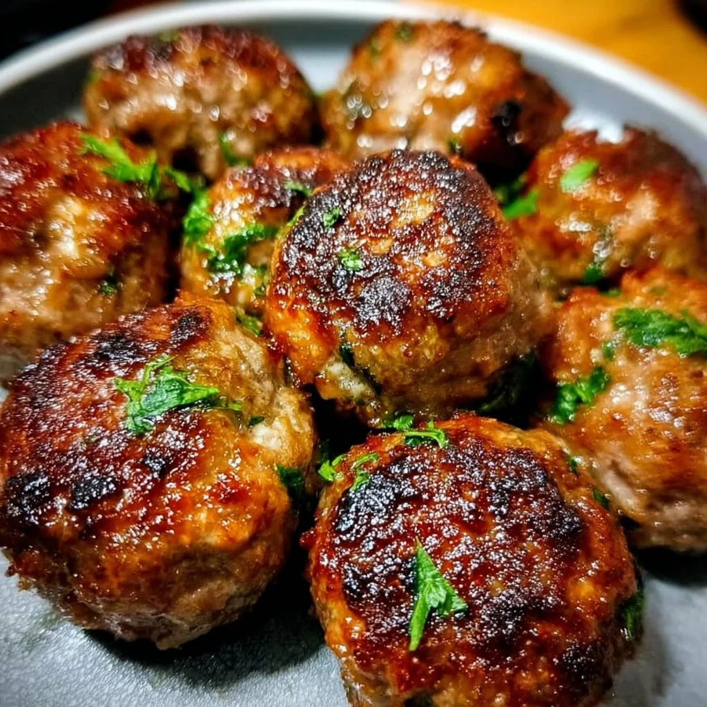 Luftfritteuse-Fleischbällchen