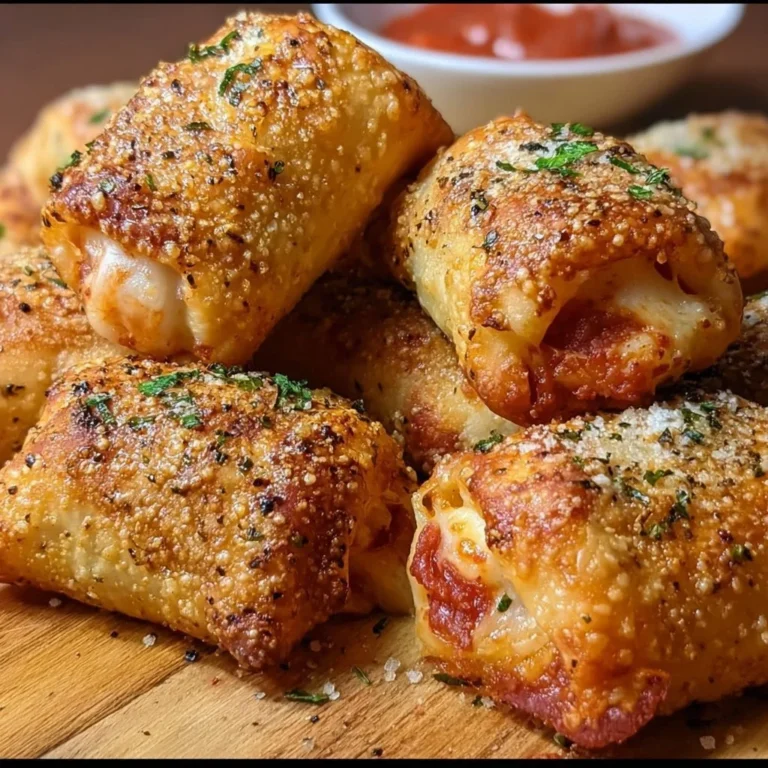 Leckere Luftfritteuse Pizzarollen frisch zubereitet