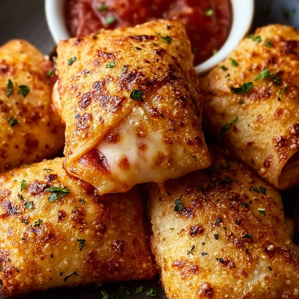 Luftfritteuse Pizzarollen