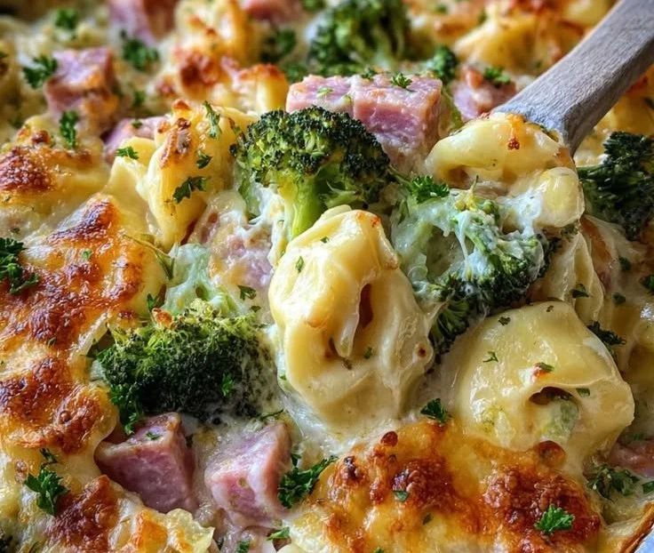 Tortellini Auflauf Schinken Brokkoli