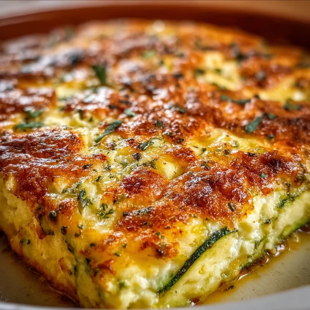 Zucchini-Cottage Cheese Casserole