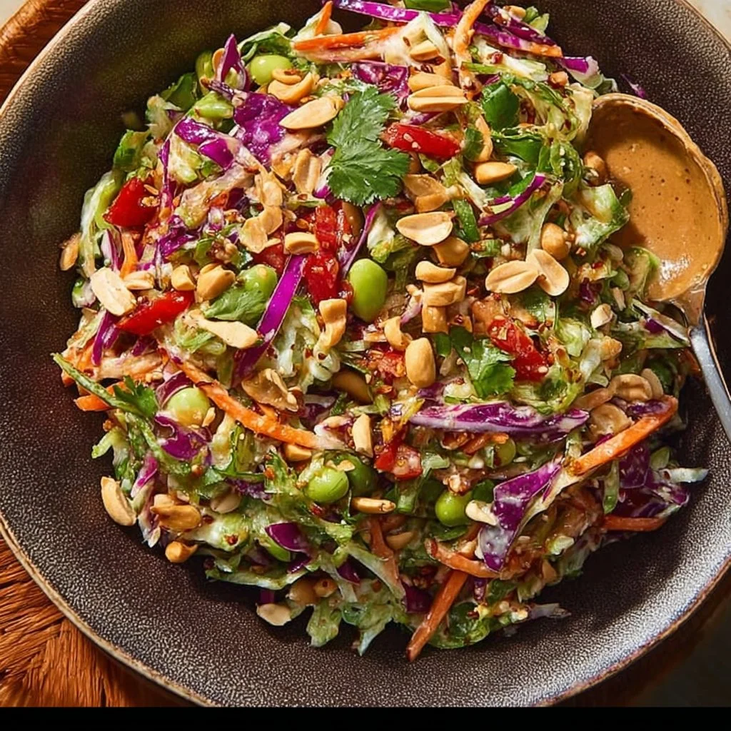 Asiatischer Erdnusssalat