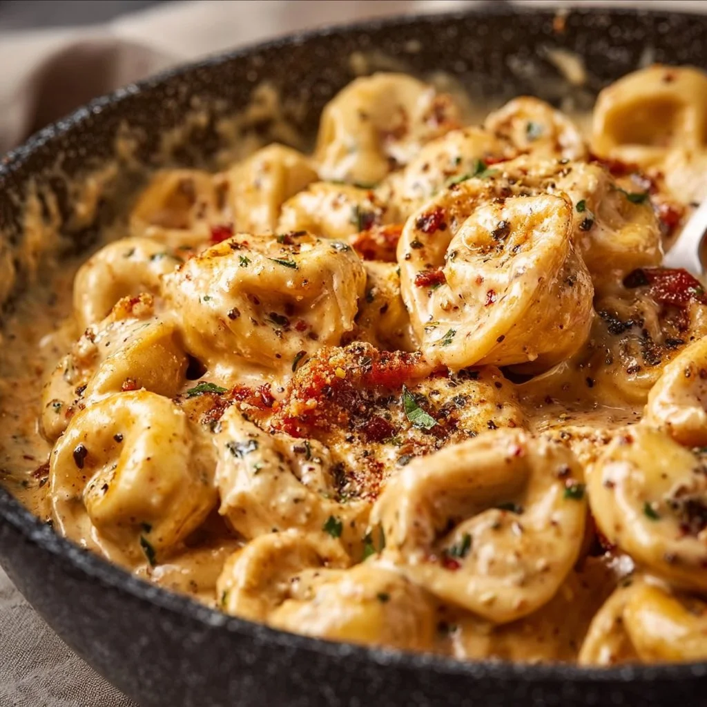 Cremige Ein-Pfannen Heirate Mich Tortellini