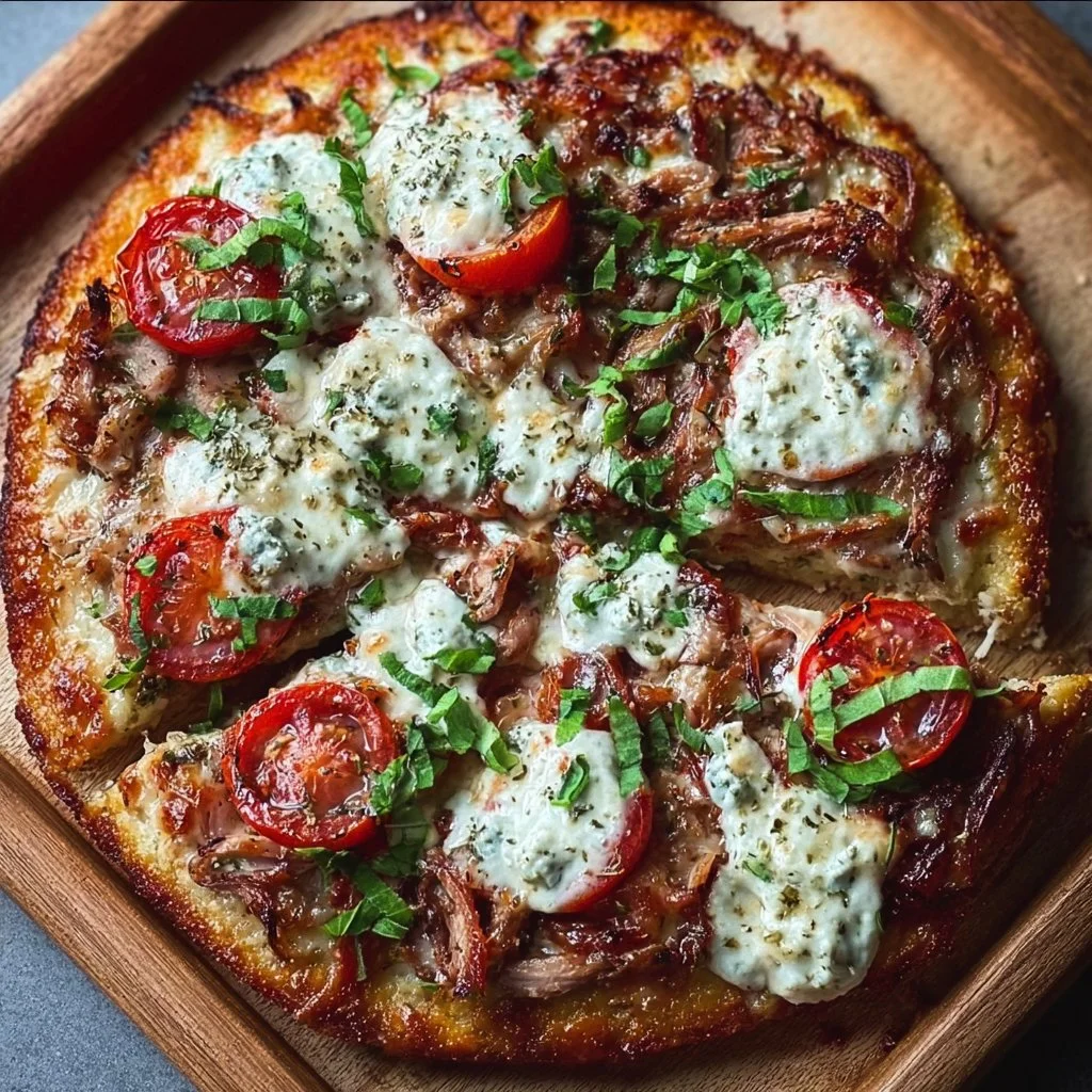Fitnesspizza mit Skyr