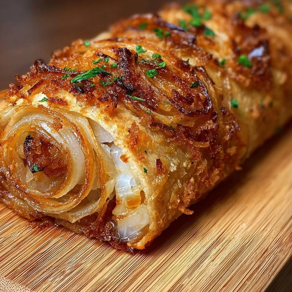 Knusprige Zwiebelrolle