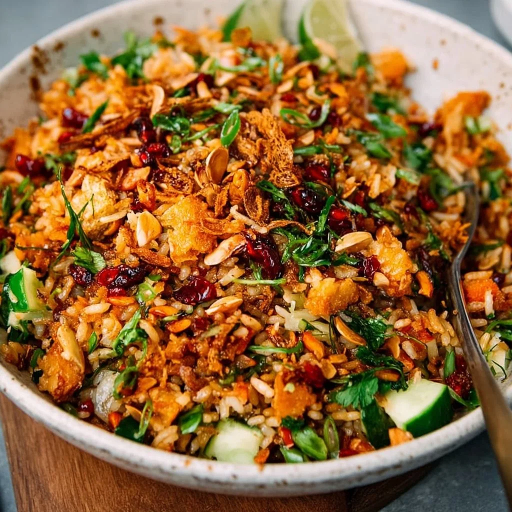 Knuspriger Reissalat