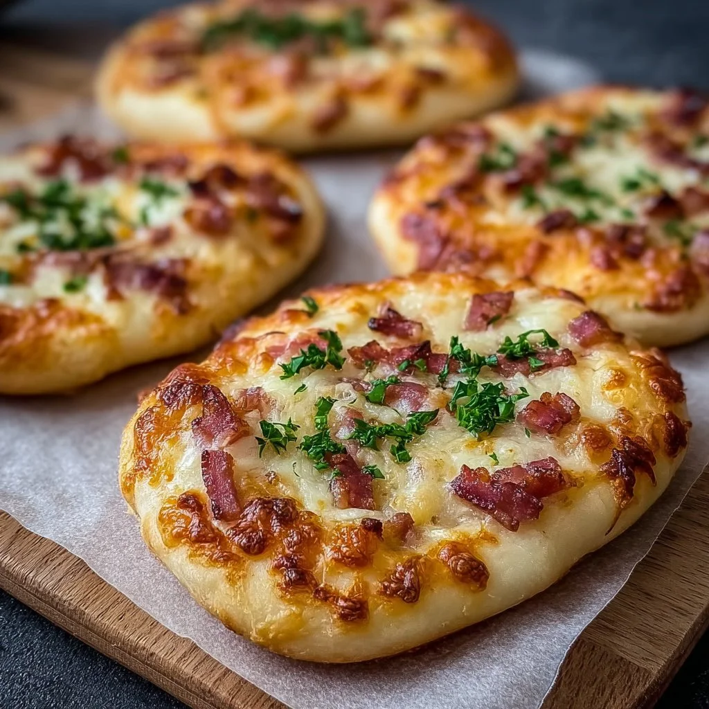 Köstliche Flammkuchen Brötchen: 5 Zutaten für deinen Snack!