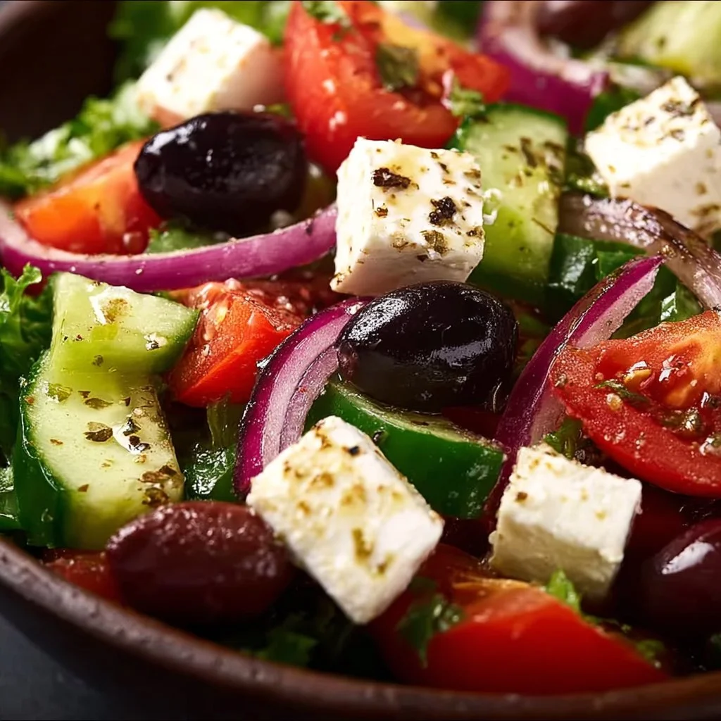 Mediterranean Greek Salad (Horiatiki Salad)