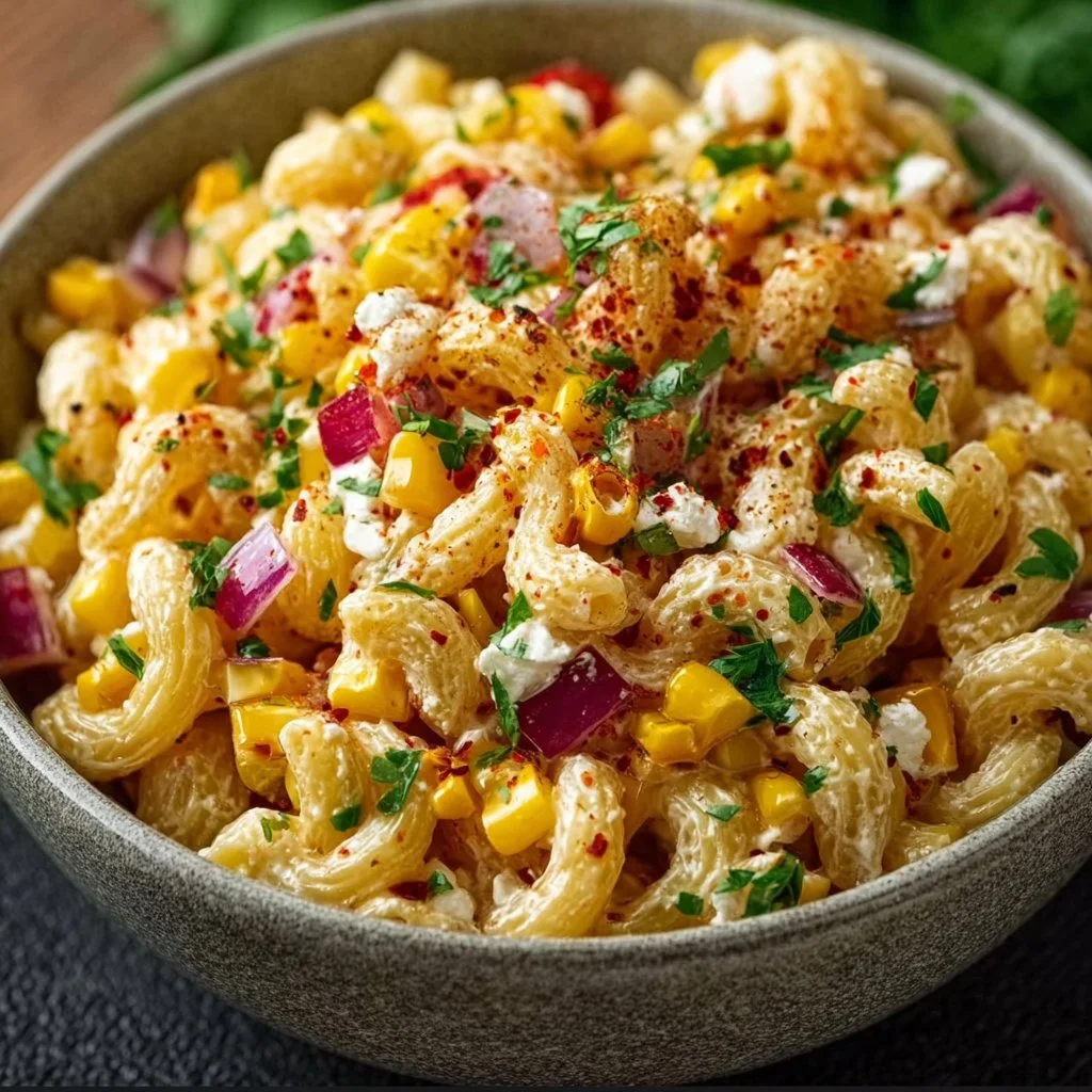 Mexikanischer Mais Pasta Salat
