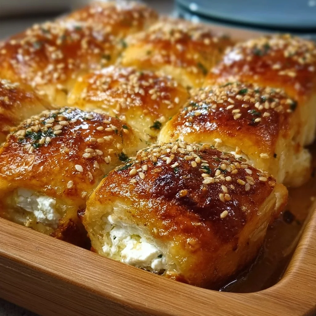 Ofen Feta Röllchen einfach lecker