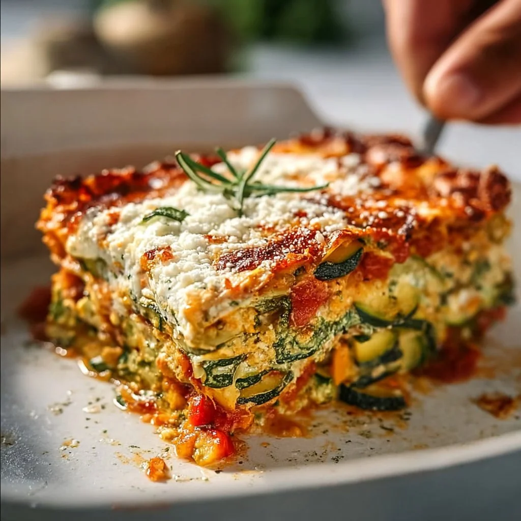 Proteinreiche Gemüse-Lasagne