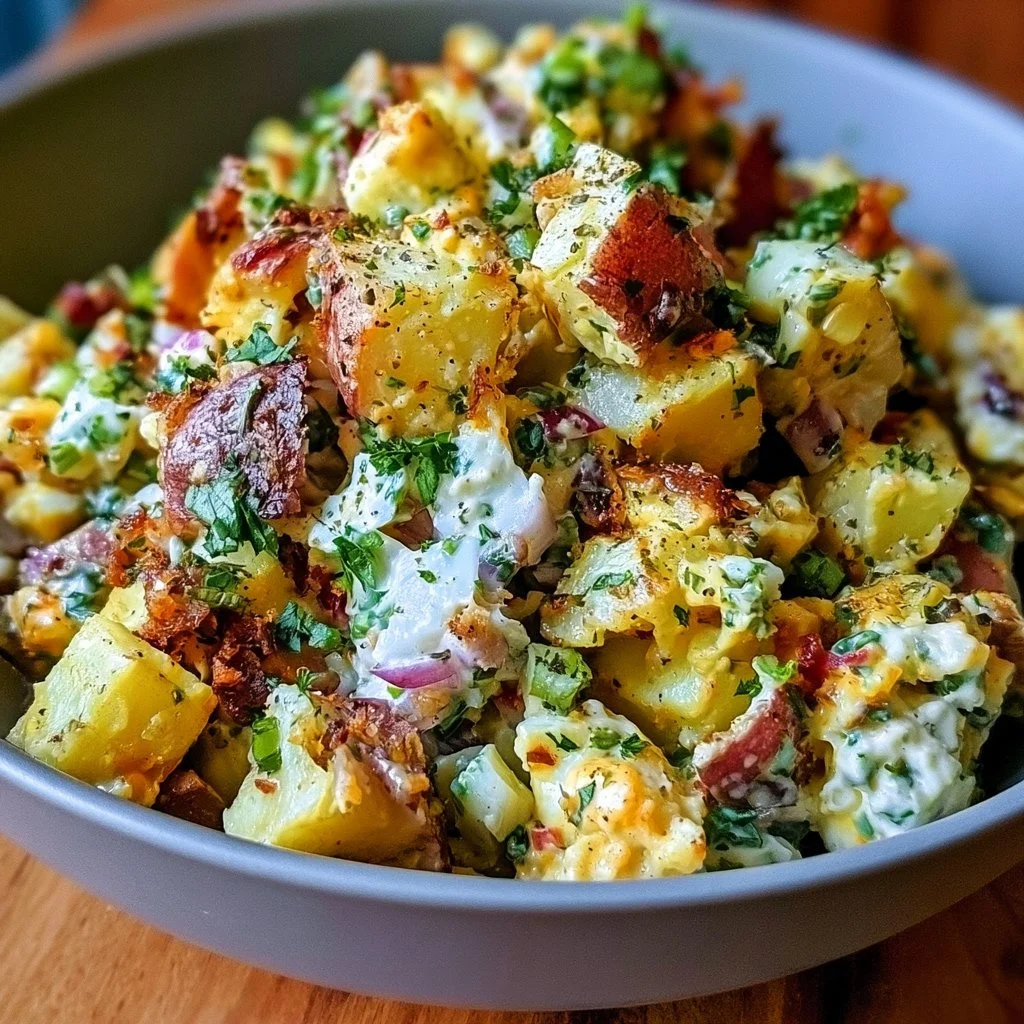 Der perfekte, knusprige Kartoffelsalat