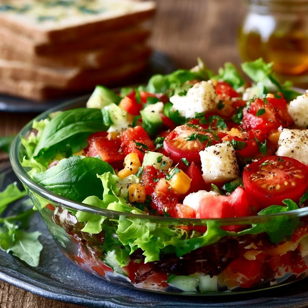 Frischer Sommersalat