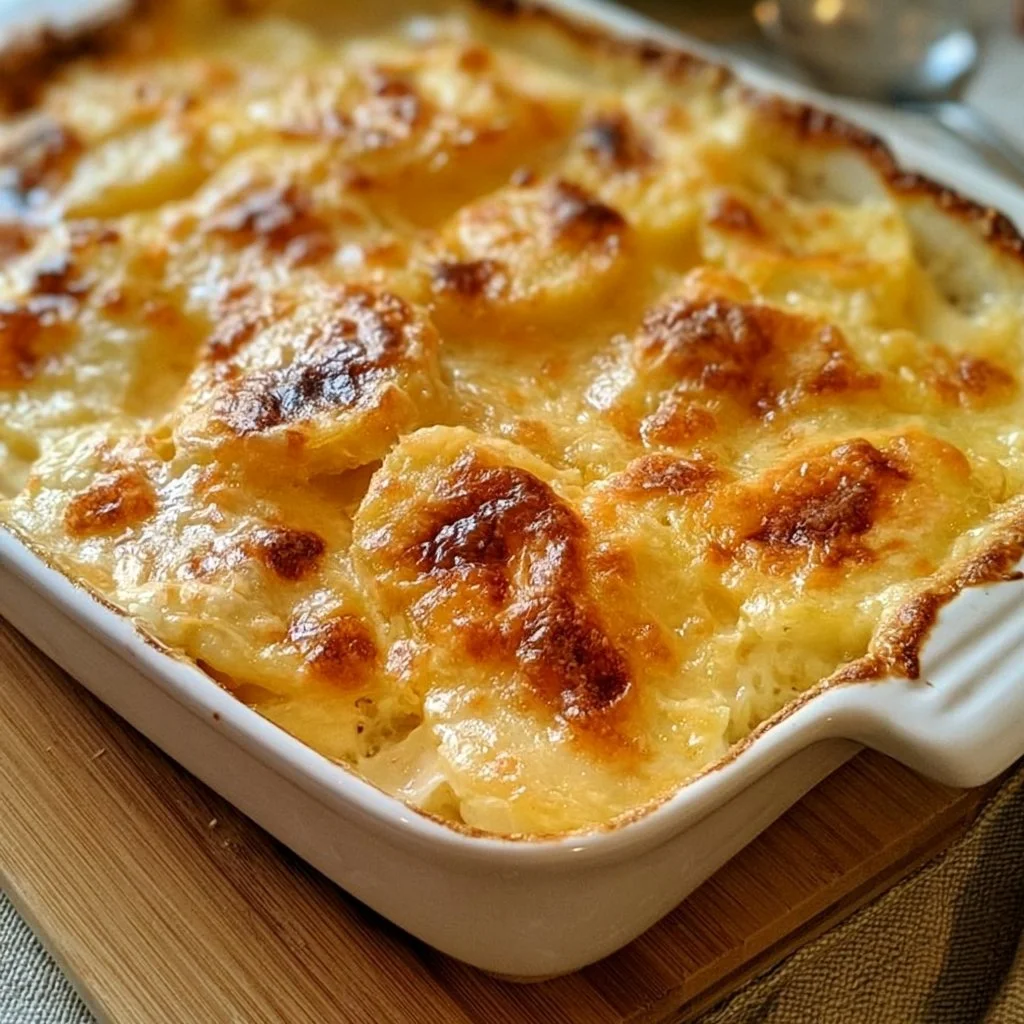Cremiges und herzhaftes Kartoffelgratin aus frischen Kartoffeln und Käse