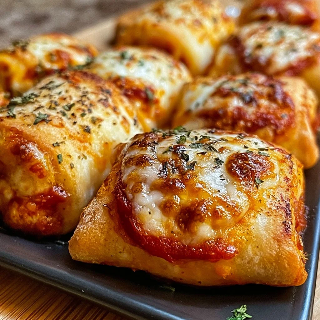 Knusprige Air Fryer Pizza Rollen