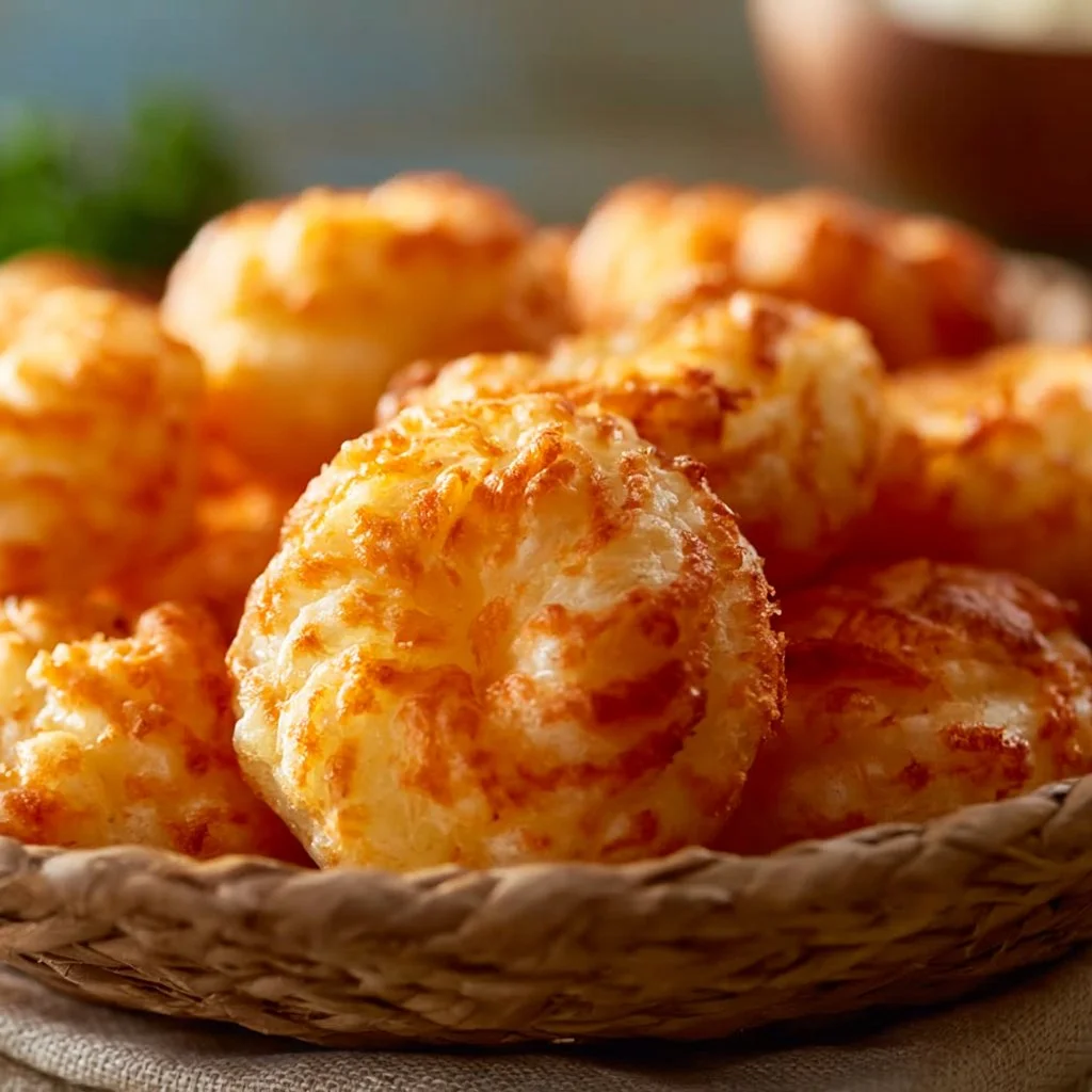 Knusprige Käse Puff Snacks