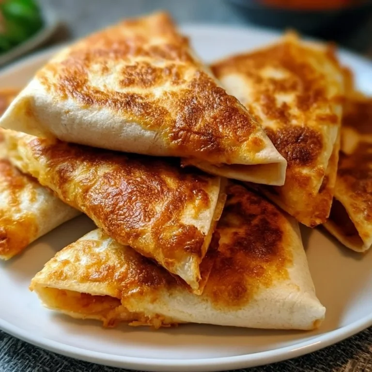 Knusprige Wrap-Ecken aus dem Airfryer serviert auf einem Teller