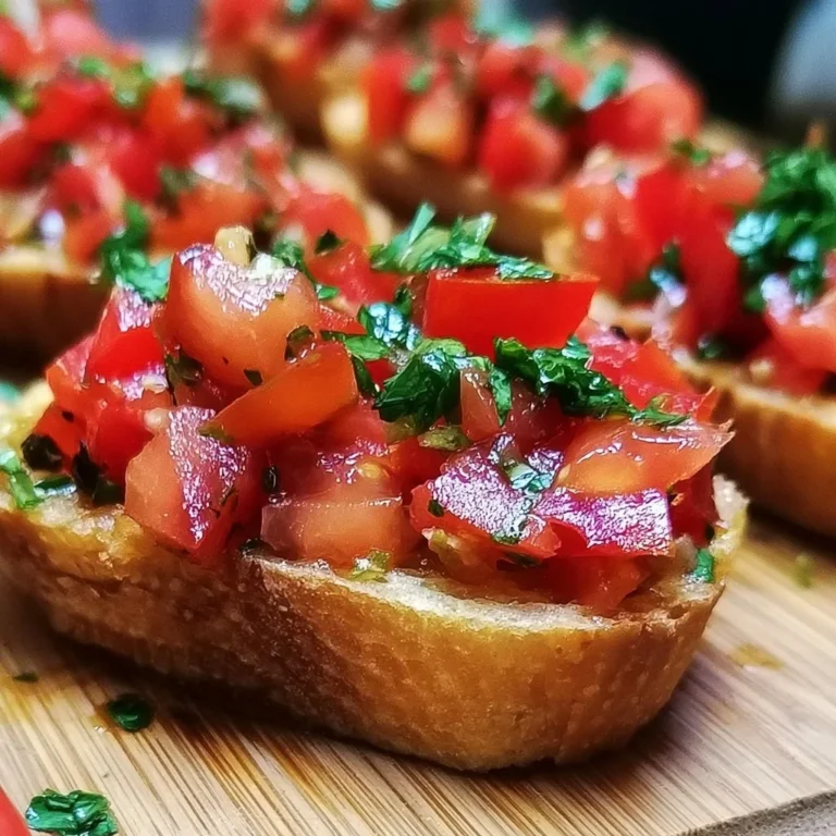 Leckere Bruschetta mit frischen Zutaten und italienischem Flair