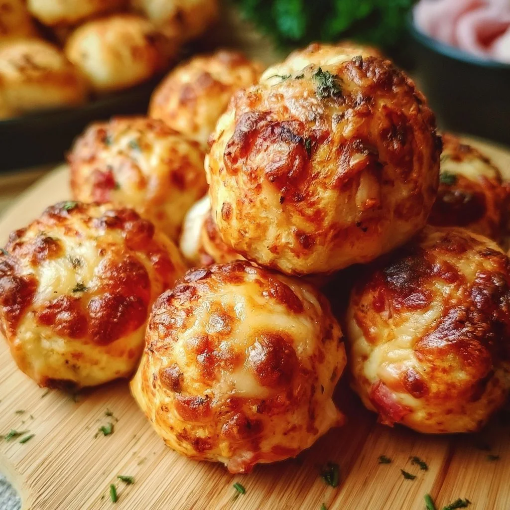 Mini Pizza Bällchen - köstliche Snacks für die nächste Party.