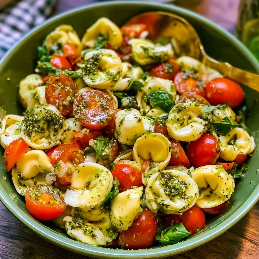 Tortellinisalat mit Pesto