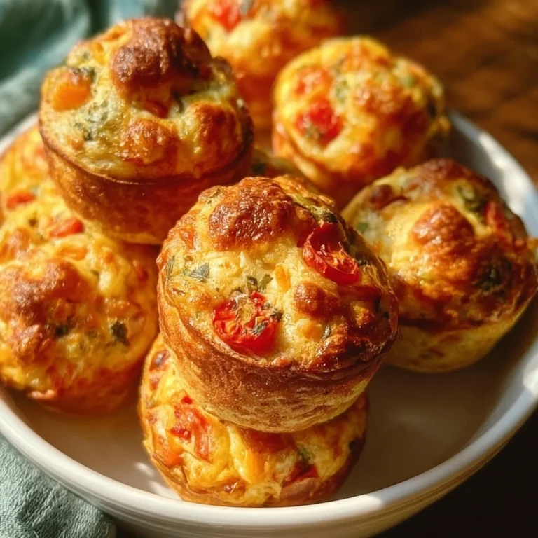 Leckere Pizza-Muffins frisch gebacken mit Käse und Tomatensauce.